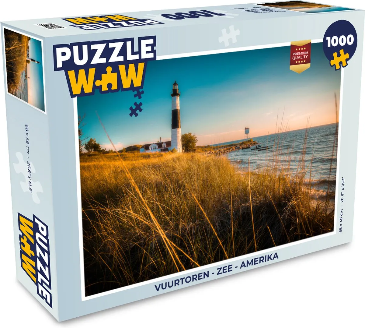 PuzzleWow Vuurtoren Legpuzzel 1000 Stuks