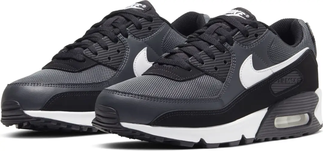 Nike Air Max 90 Heren Sneakers - Iron Grey/White - 46 - afbeelding 4 van 6