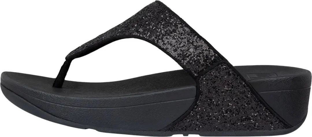 FitFlop Lulu Glitter Toe-Thongs PU Glitter Dames Slippers