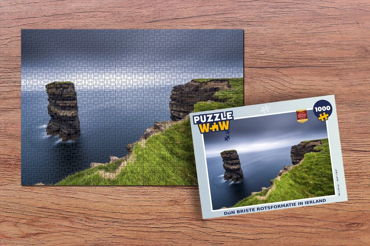 PuzzleWow Legpuzzel Dún Briste 1000 Stuks - Multicolor