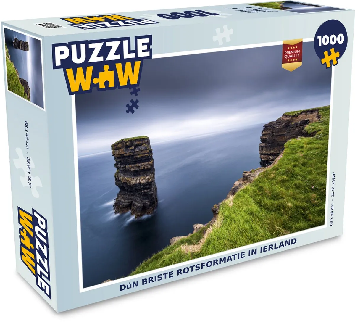 PuzzleWow Legpuzzel Dún Briste 1000 Stuks