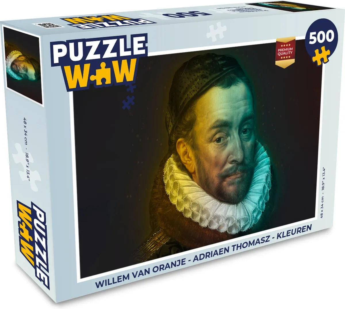 PuzzleWow Willem van Oranje Legpuzzel 500 Stuks
