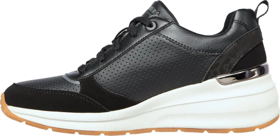 Skechers BILLION SUBTLE SPOTS Dames Sneakers 155616-BLK - Zwart - afbeelding 6 van 6