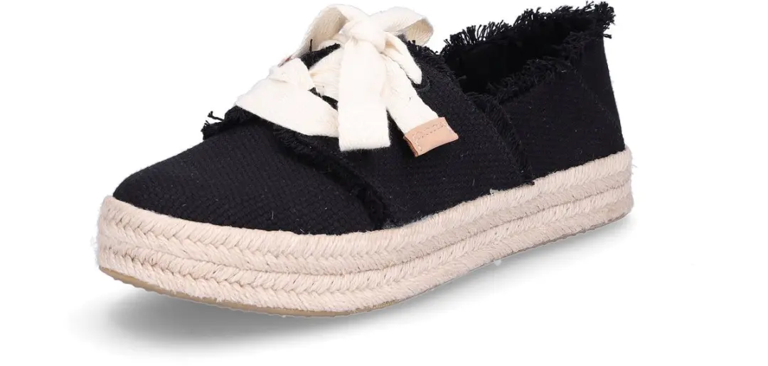 Toms dames veterschoen Carolina Lace Up zwart