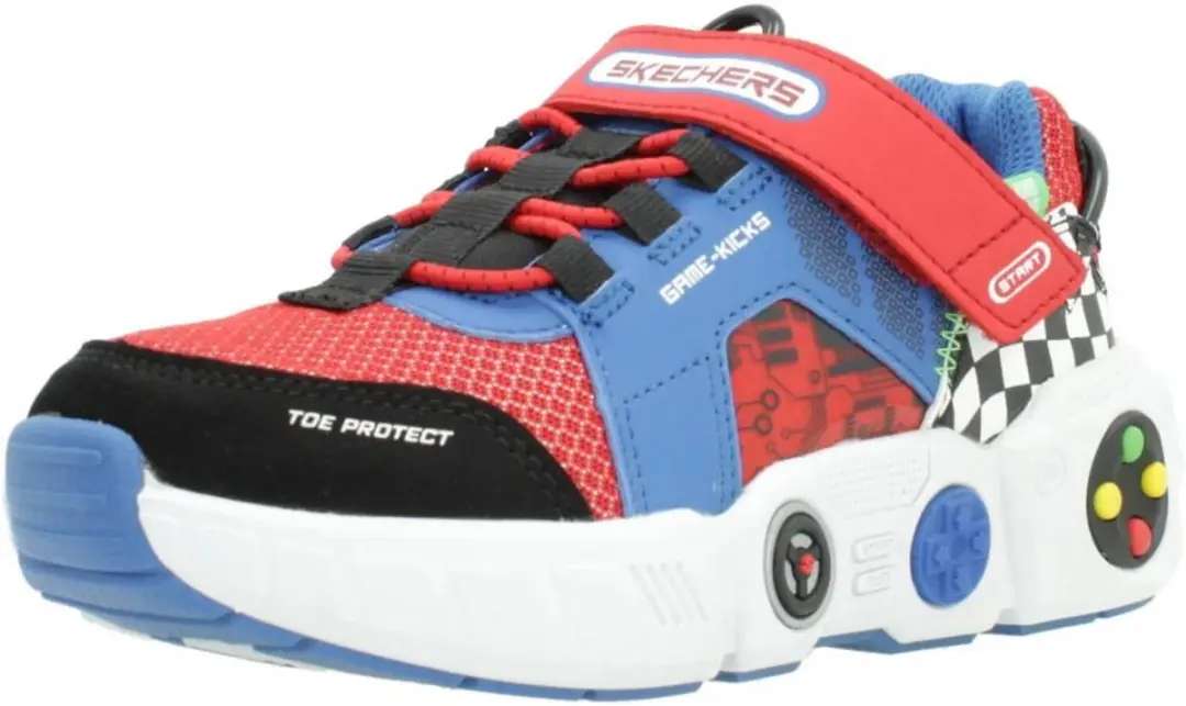 Skechers Gametronix 402260L-BLMT Sneakers - Rood - Maat 31
