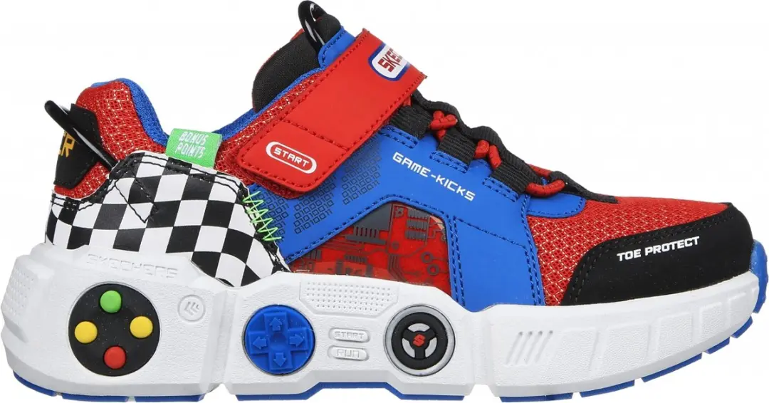 Skechers Gametronix 402260L-BLMT Sneakers - Rood - Maat 31