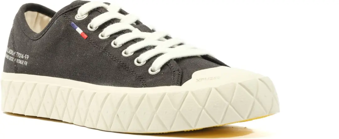 PALLADIUM ACE CVS ASPARAGUS BLACK/WHITE SIZE 36