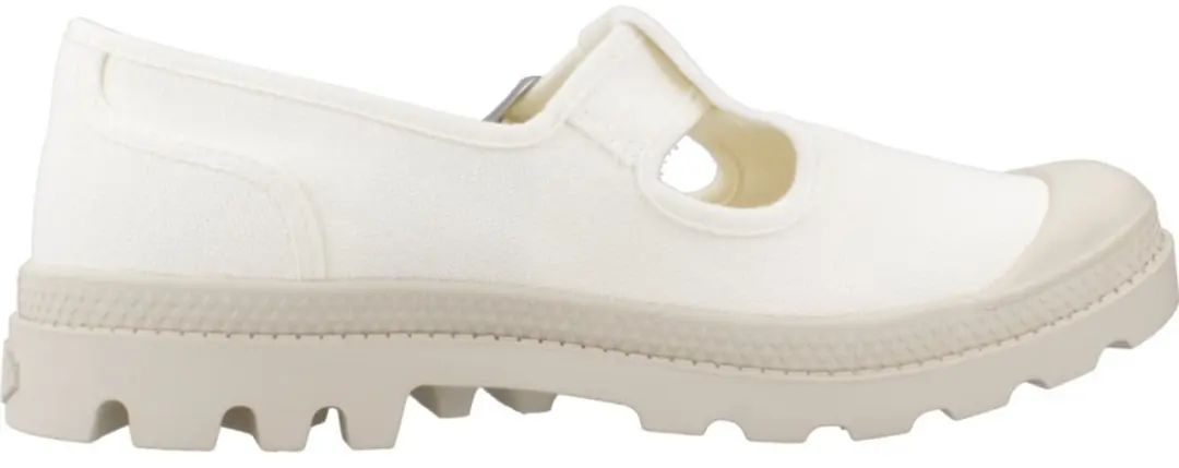 Palladium Dames Pampa Mary-Jane Washed Sneaker 94475-100-M Soft White