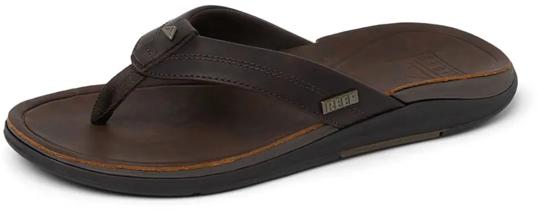 Reef Leather Offshore Teenslippers CJ8554 - Bruin - afbeelding 3 van 6