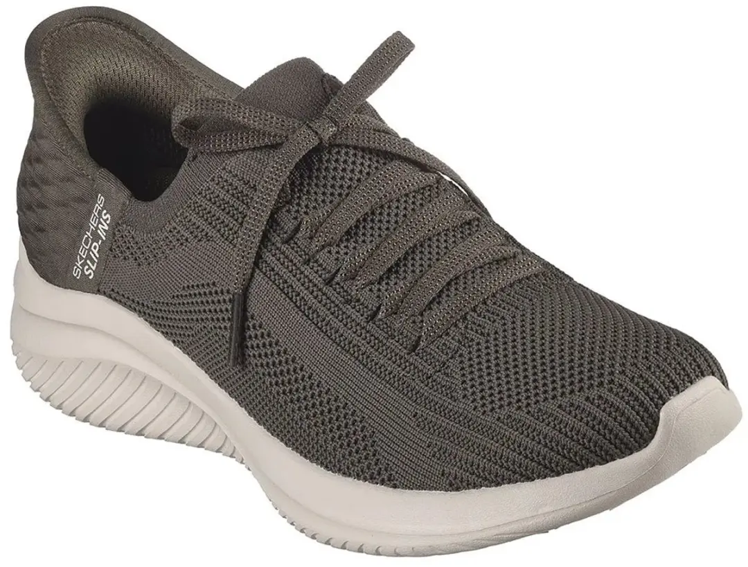 Skechers Ultra Flex 3.0 Dames Instappers - Olijfgroen - Maat 41 - afbeelding 6 van 6