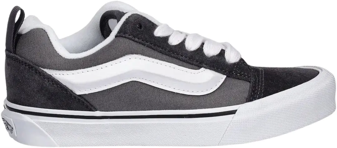 Vans Knu Skool Junior Sneakers 38.5 - Grijs/Zwart/Wit - afbeelding 3 van 6