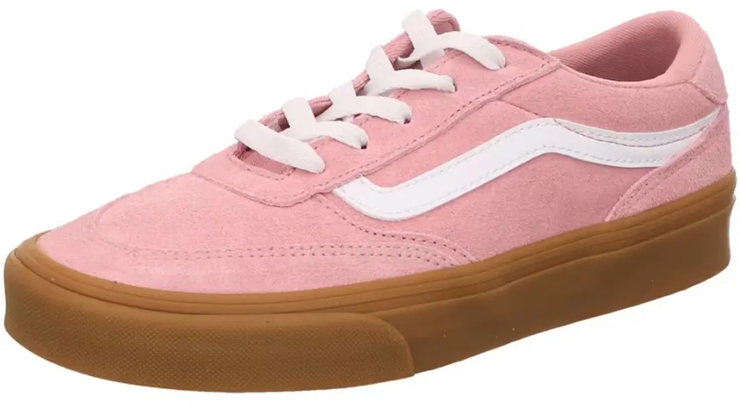 VANS Dames Brooklyn Ls Sneakers Schoenen Textiel VN000D7UE71 Pink Dawn Low Top