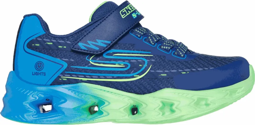 Skechers Quantroid Vortex 2.0 Sneakers - LED - Bont - afbeelding 5 van 6