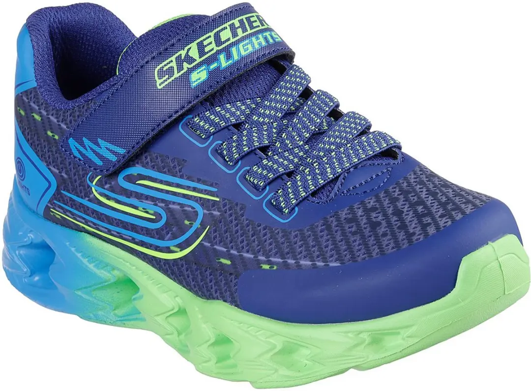 Skechers Quantroid Vortex 2.0 Sneakers - LED - Bont - afbeelding 3 van 6