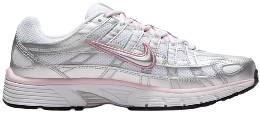 Nike P-6000 Dames Sneakers - Roze/Zilver/Wit - afbeelding 3 van 6