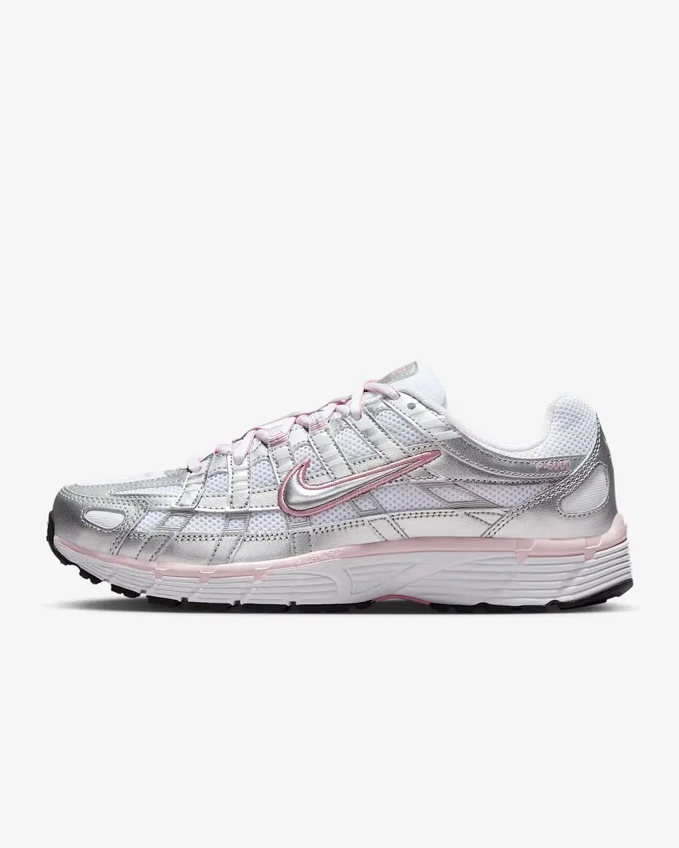 Nike P-6000 Dames Sneakers - Roze/Zilver/Wit - afbeelding 2 van 6