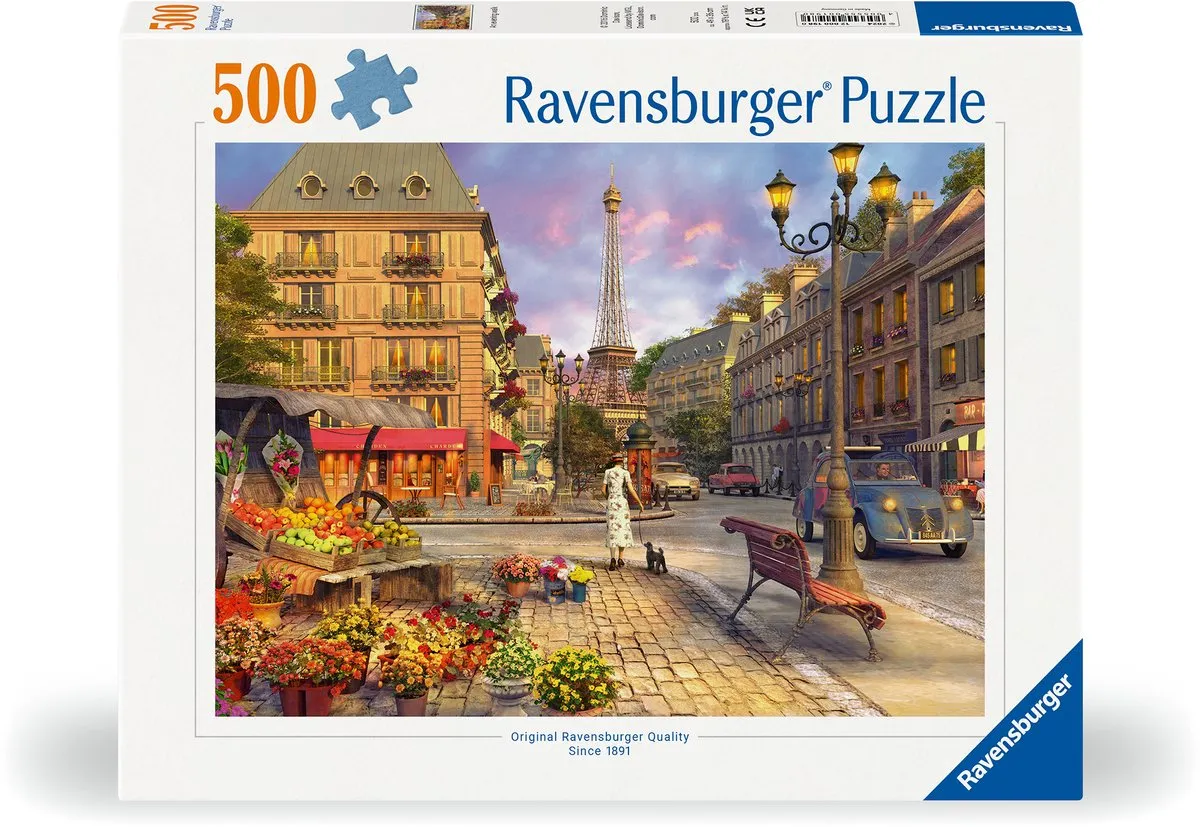 Ravensburger Wandeling door Parijs Legpuzzel 500 Stuks