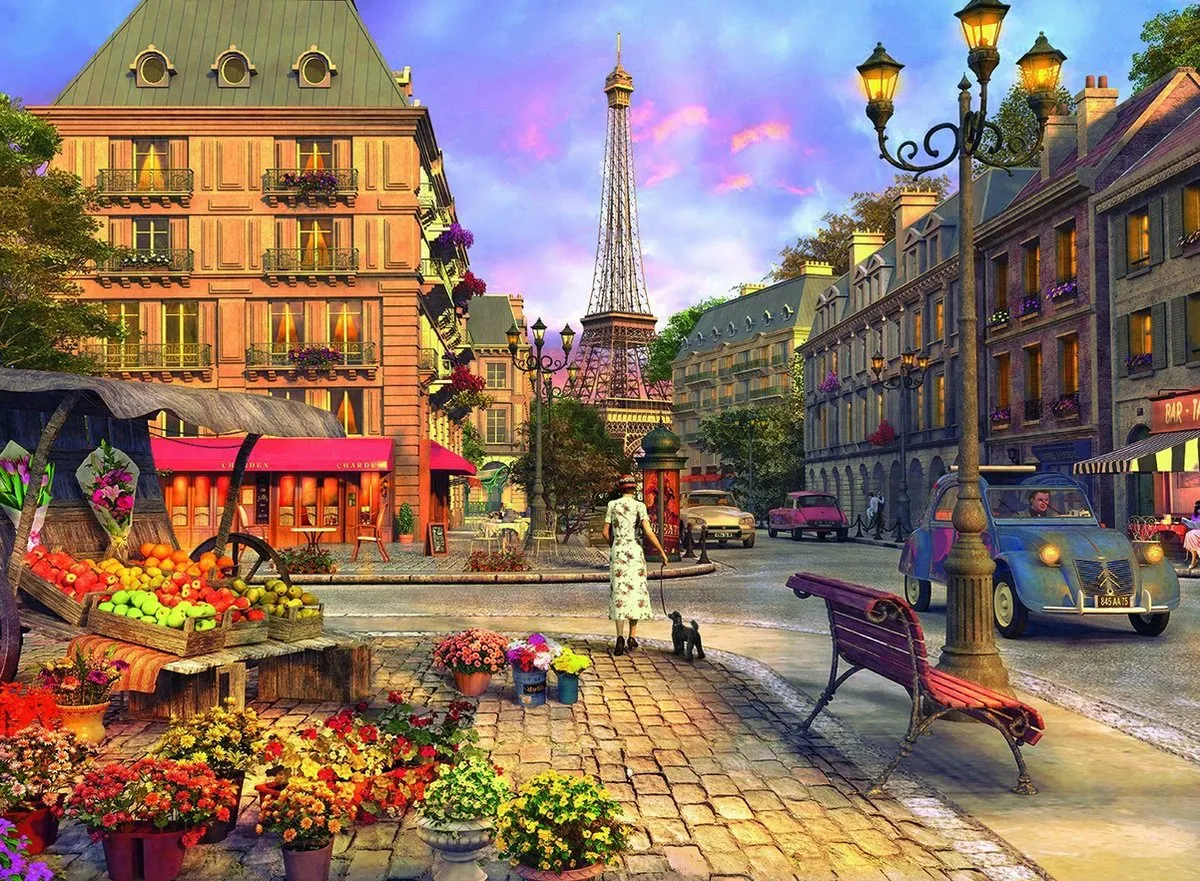 Ravensburger Wandeling door Parijs Legpuzzel 500 Stuks