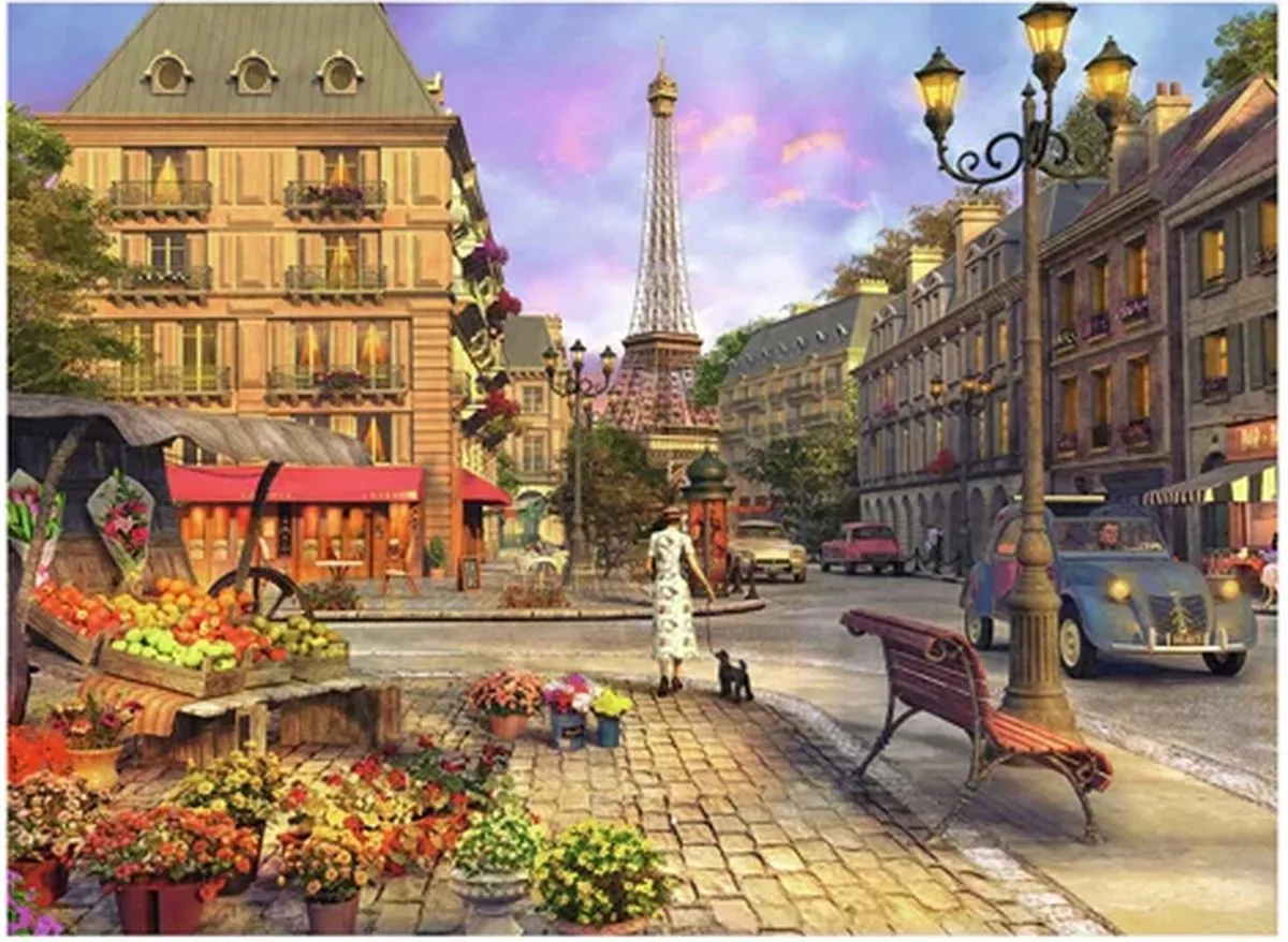 Ravensburger Wandeling door Parijs Legpuzzel 500 Stuks