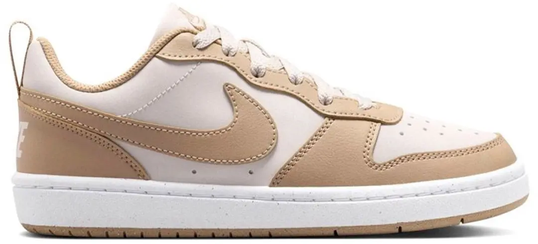 Nike Court Borough Low Next Bloom GS Sneakers - 37.5 - Off White/Beige