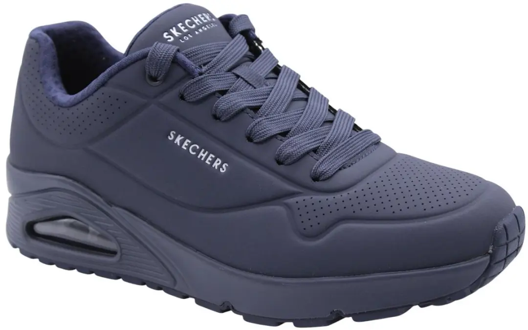 Skechers UNO Stand On Air Heren Sneakers 44 - Donkerblauw - afbeelding 6 van 6