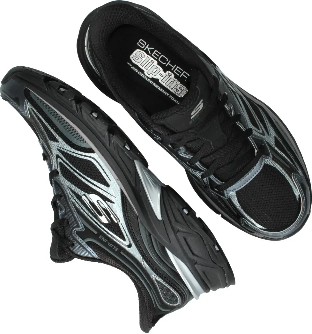 Skechers Stamina Sport Dames Sneakers 131205 - Zwart
