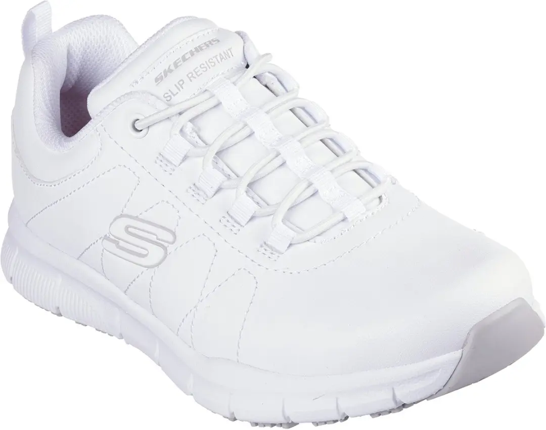 Skechers dames sneaker SQUAD CHAOS SR werkschoenen 108145EC WHT wit