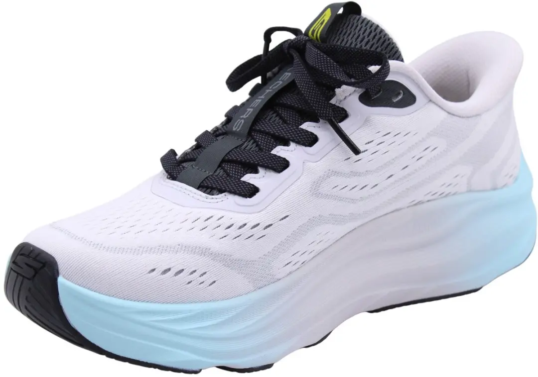 Skechers Max Run Heren Schoenen - Wit - afbeelding 2 van 6