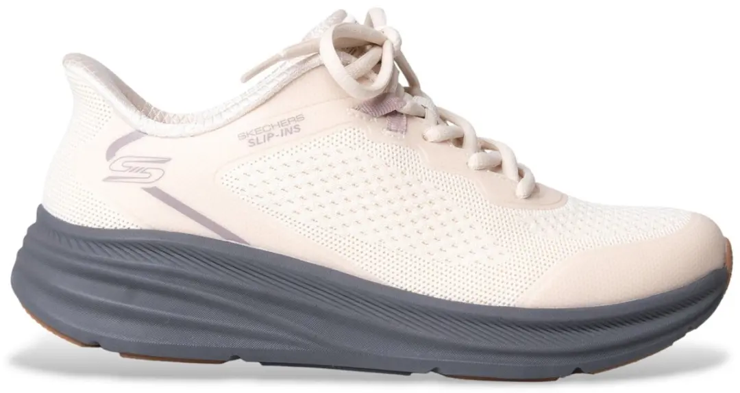 Skechers Dames BOBS Skillz Too Essential Slip Ins Sneakers Natural
