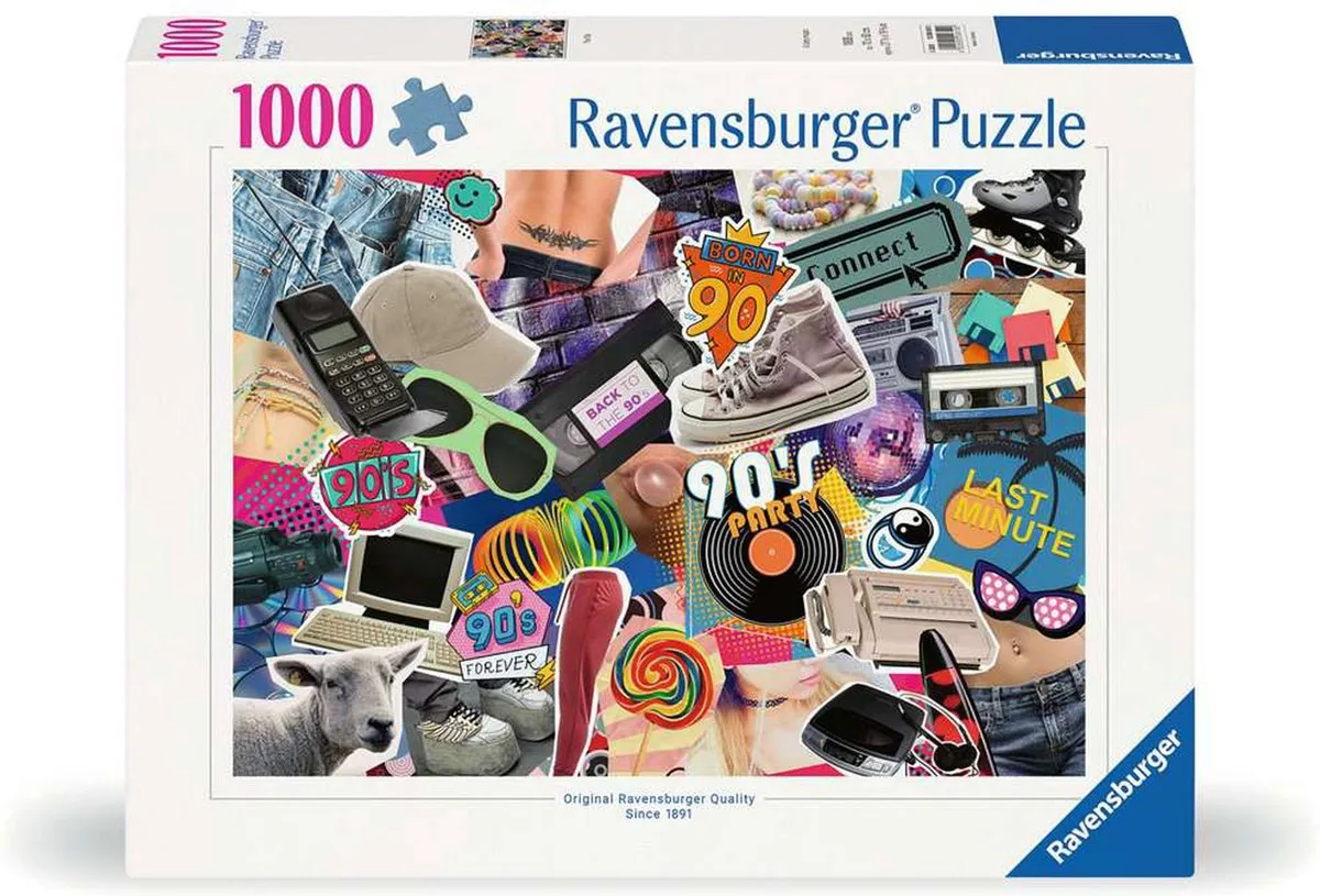 Ravensburger De Jaren 90 Legpuzzel 1000 Stuks - 12000619