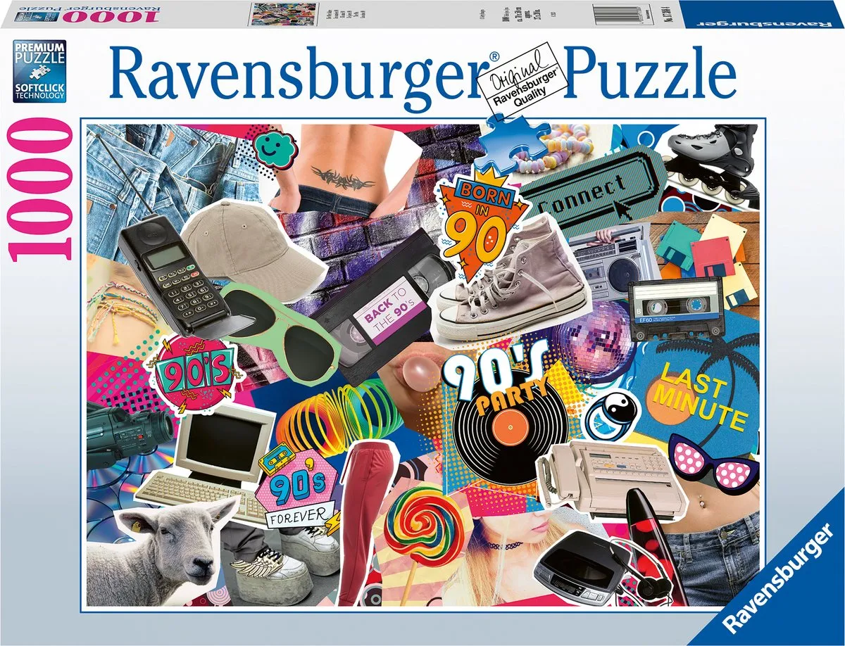 Ravensburger De Jaren 90 Legpuzzel 1000 Stuks - 12000619