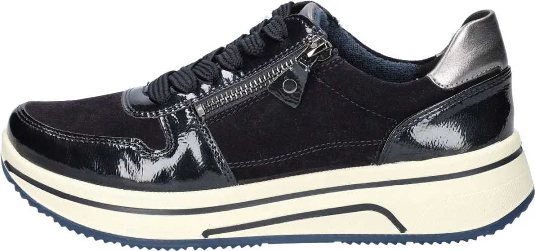 Ara Sapporo 3.0 Dames Sneaker - Donkerblauw - Maat 41 - afbeelding 4 van 6