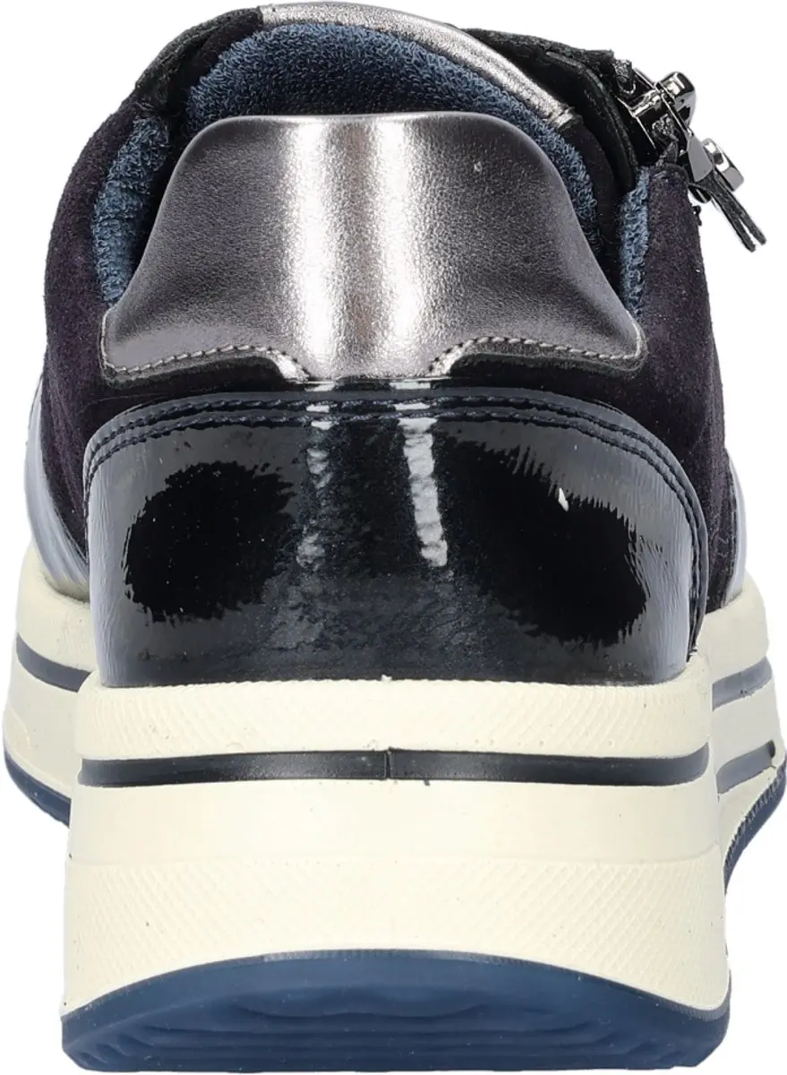 Ara Sapporo 3.0 Dames Sneaker - Donkerblauw - Maat 41 - afbeelding 2 van 6