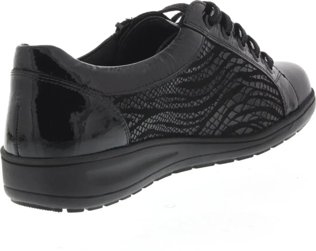 Solidus Kate 29001-01001 Dames Veterschoenen - Zwart - Maat 40
