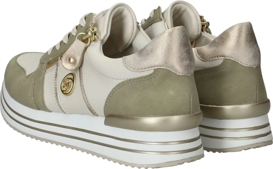 Remonte D1327 80 Dames Sneakers - Groen - 38 - afbeelding 6 van 6
