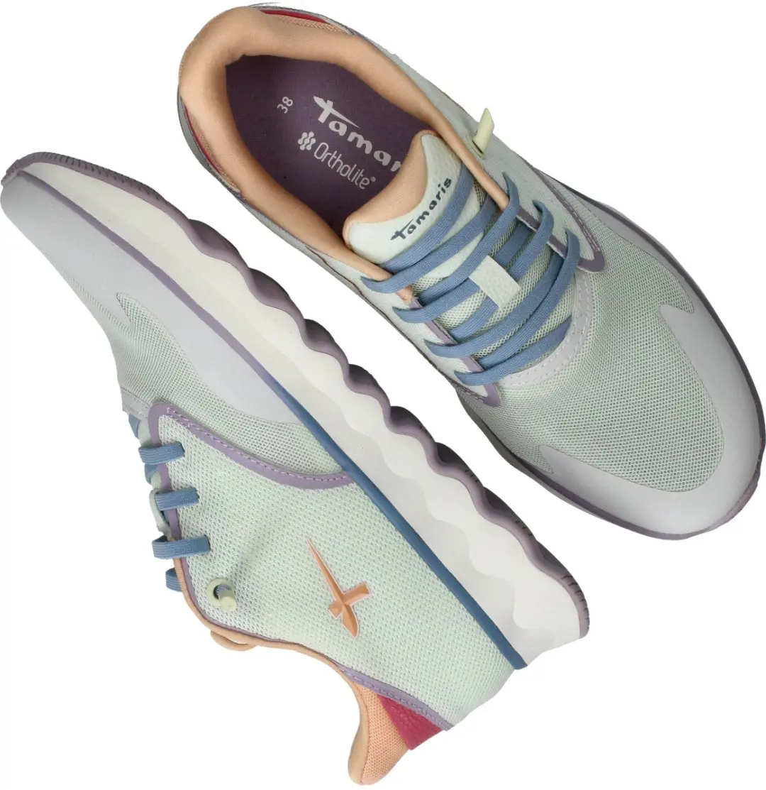 Tamaris Nowana Sneakers groen Synthetisch - Dames - afbeelding 6 van 6