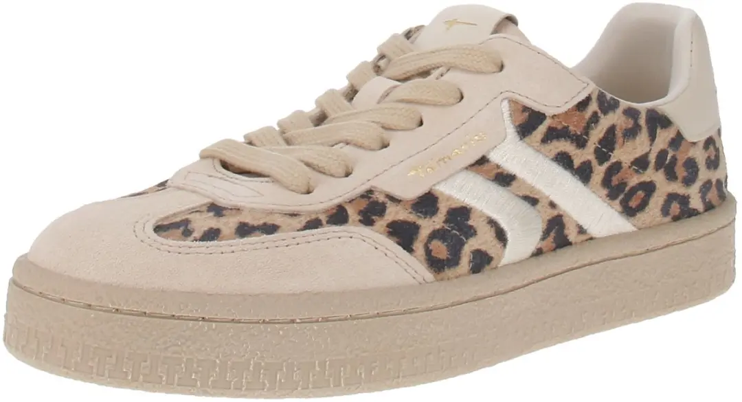 Tamaris 108302 Dames Sneakers - Beige Leer