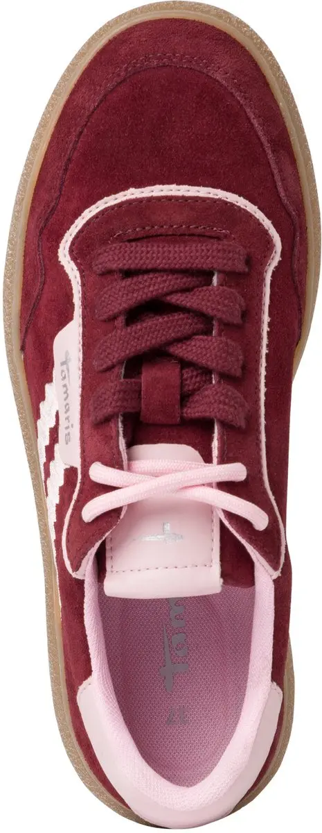 Tamaris Core Dames Sneakers - Bordeaux - afbeelding 5 van 6