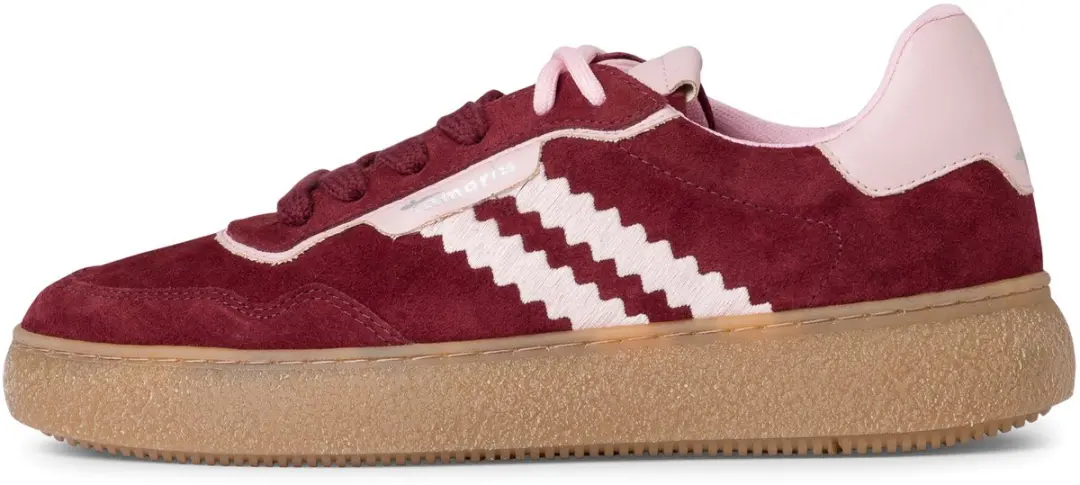 Tamaris Core Dames Sneakers - Bordeaux - afbeelding 2 van 6