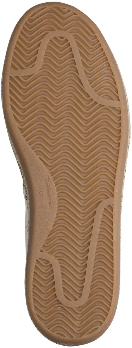 Tamaris Core Dames Sneakers 37 - Wit/Goud