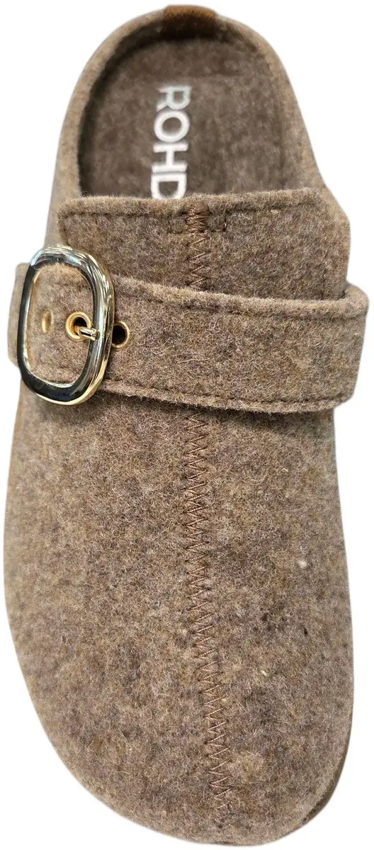 Rohde Vilten Open Pantoffels Beige - 40