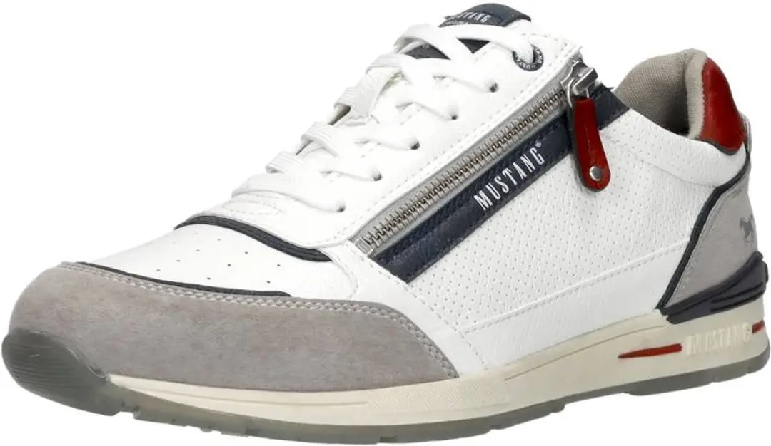 Mustang Sneakers Laag Sneakers Laag - wit - Maat 41 - afbeelding 4 van 6