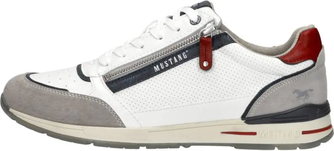 Mustang Sneakers Laag Sneakers Laag - wit - Maat 41 - afbeelding 2 van 6