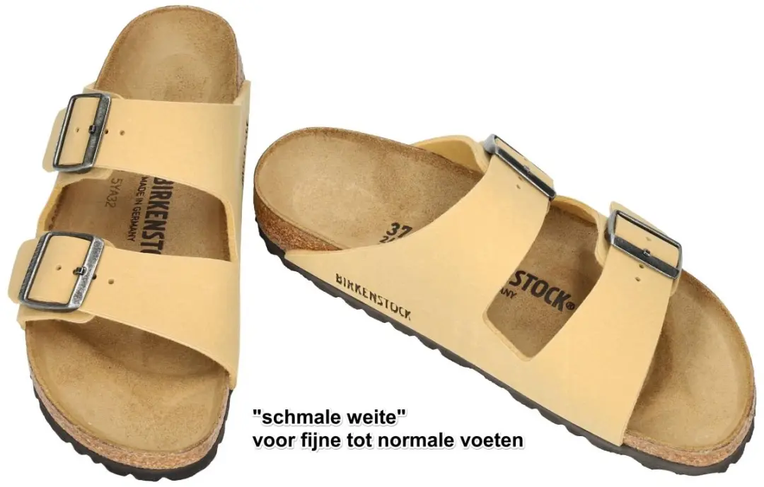 Birkenstock Arizona Slippers - Vrouwen 39 - Beige - afbeelding 4 van 6