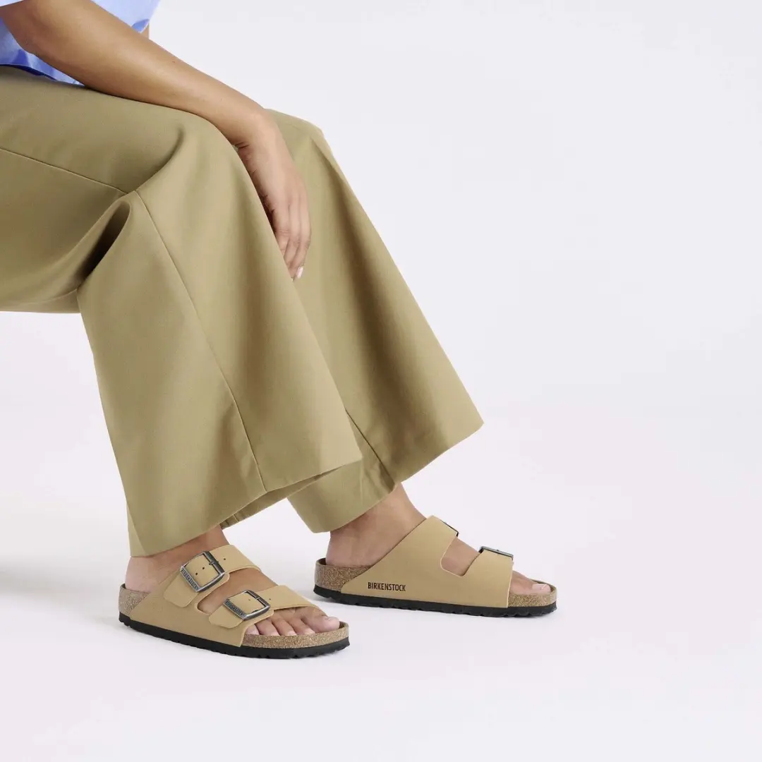 Birkenstock Arizona Slippers - Vrouwen 39 - Beige - afbeelding 3 van 6
