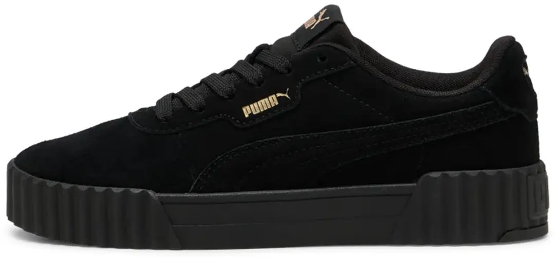 PUMA Carina 3.0 SD Damestrainers - Zwart/Goud - afbeelding 2 van 6