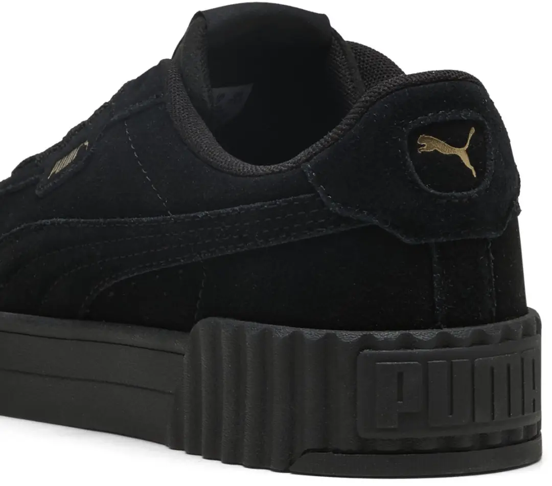 PUMA Carina 3.0 SD Damestrainers - Zwart/Goud - afbeelding 3 van 6