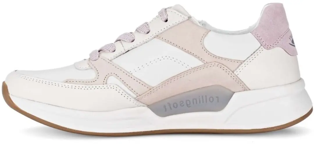 Gabor Rollingsoft Sneaker 86.958.62 - Beige/Paars - afbeelding 3 van 6