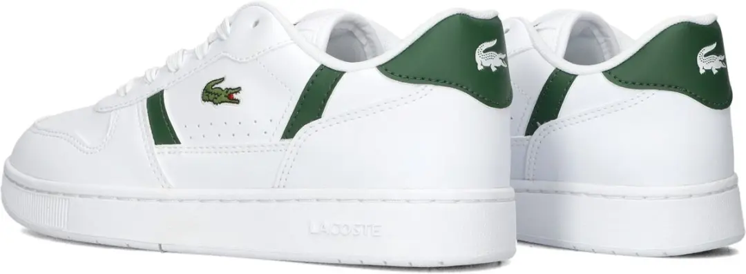 Lacoste T-Clip Set Sneakers Junior 35 - Wit/Groen - afbeelding 4 van 6