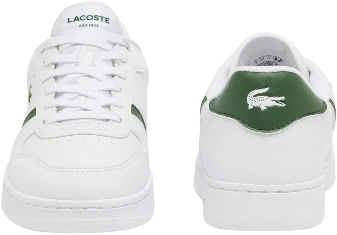 Lacoste T-Clip Set Sneakers Junior 35 - Wit/Groen - afbeelding 6 van 6